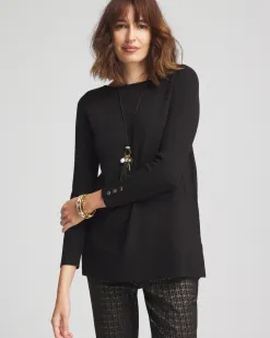 Fashion Pocket Sweater Tunic Sweaters
