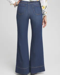 New Pull-On Flare Trouser Jeans Jeans & Denim