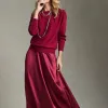 Best Relaxed Stretch Satin Skirt Skirts