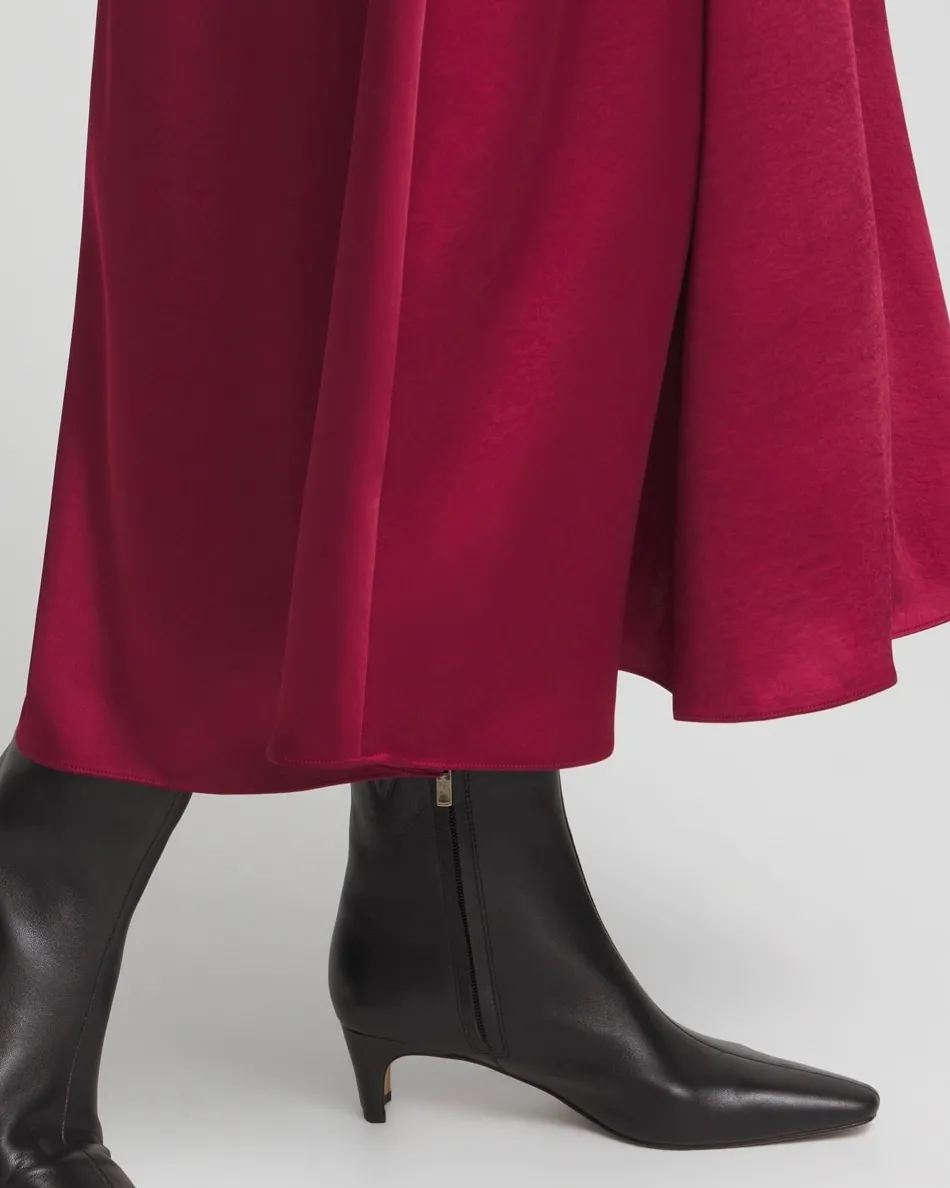 Best Relaxed Stretch Satin Skirt Skirts
