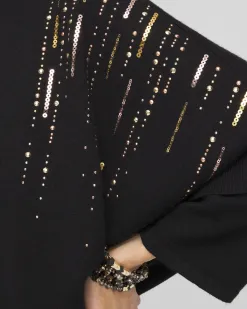 Cheap Rose Gold Sequin Ruana Matching Sets | Ponchos & Ruanas