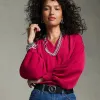 Clearance Satin Dolman Sleeve Top Tops | Blouses & Shirts
