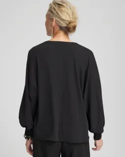 Clearance Satin Dolman Sleeve Top Tops | Blouses & Shirts
