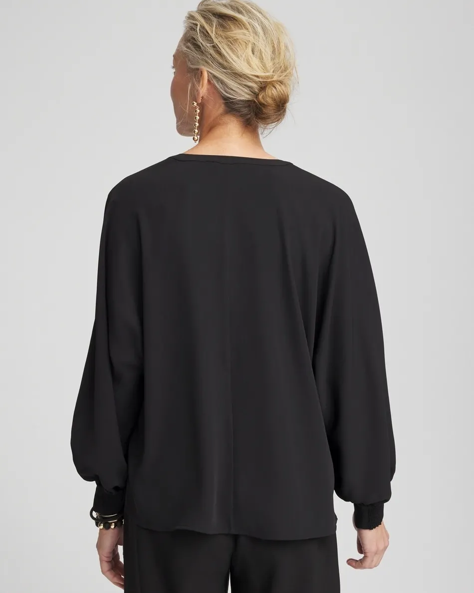 Clearance Satin Dolman Sleeve Top Tops | Blouses & Shirts