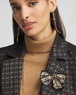 Sale Sequin Bow Brooch Pins & Brooches