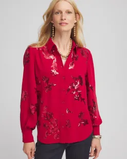 Discount Sequin Embellished Shirt Tops | Blouses & Shirts