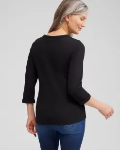 Flash Sale Sequins Heart Valentine's Tee Tops