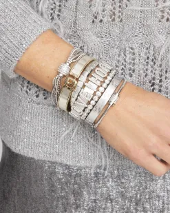 Best Tone Multi Strand Pavé Bracelet Bracelets | Everyday Jewelry