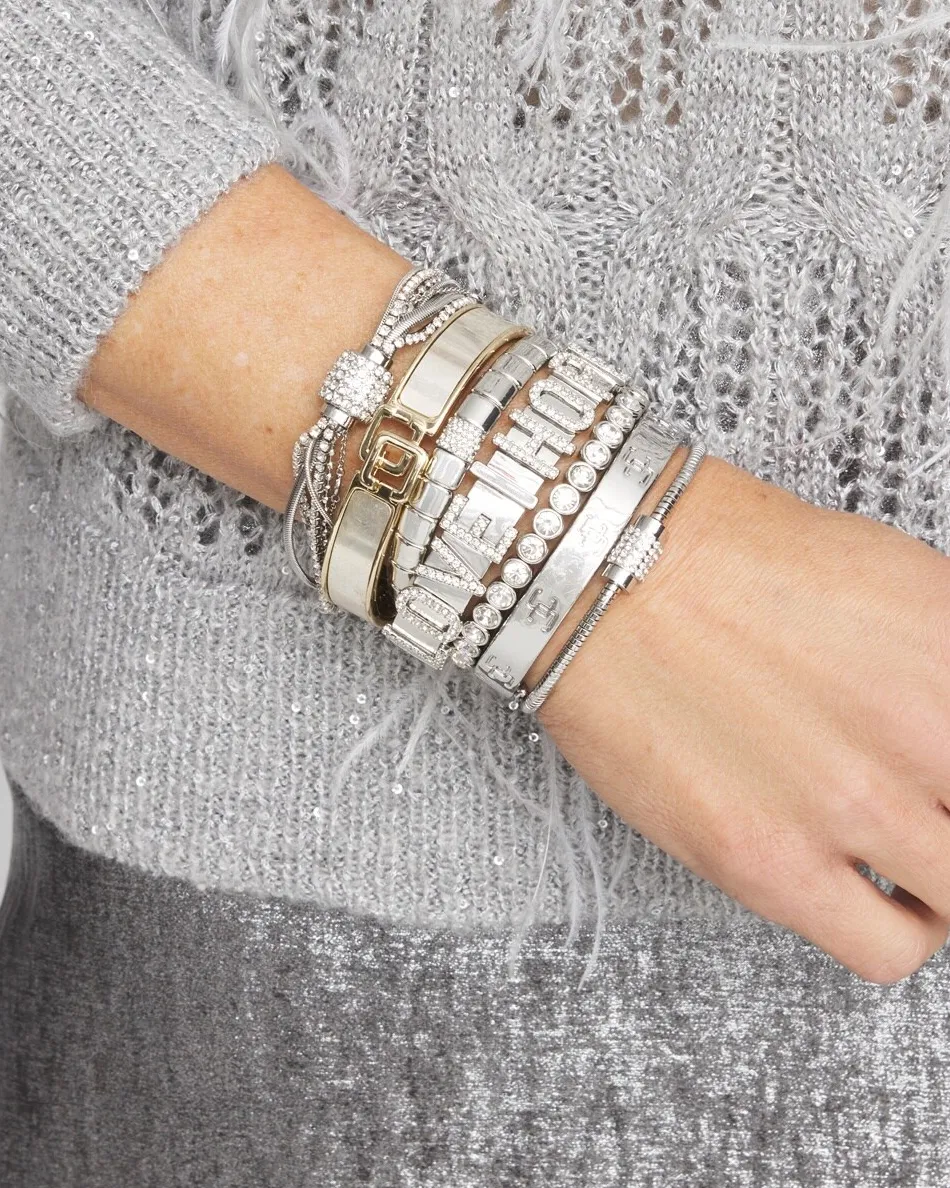 Best Tone Multi Strand Pavé Bracelet Bracelets | Everyday Jewelry