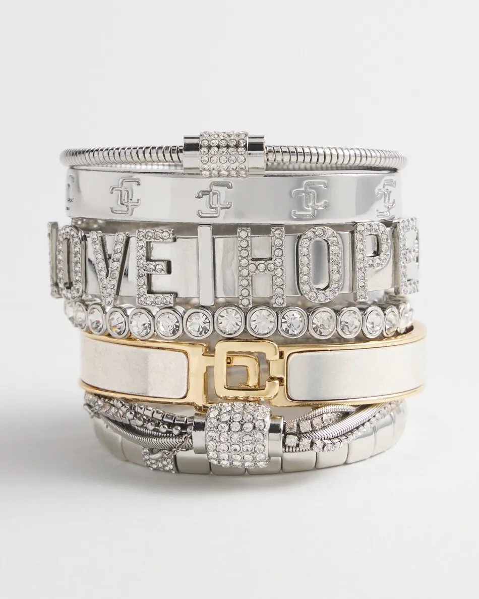 Shop Tone Stretch Pavé Stretch Bracelet Bracelets | Everyday Jewelry