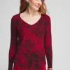 Cheap Snake Print V-Neck Pullover Sweater Sweaters