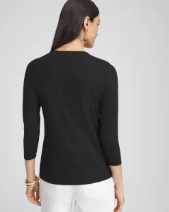 Discount Soutache Detail Top Tops