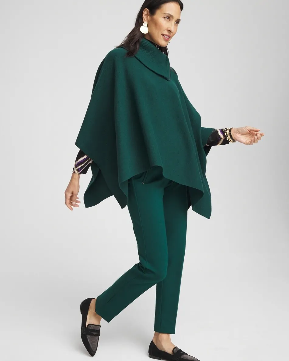 Cheap Split Neck Sweater Poncho Tops | Ponchos & Ruanas