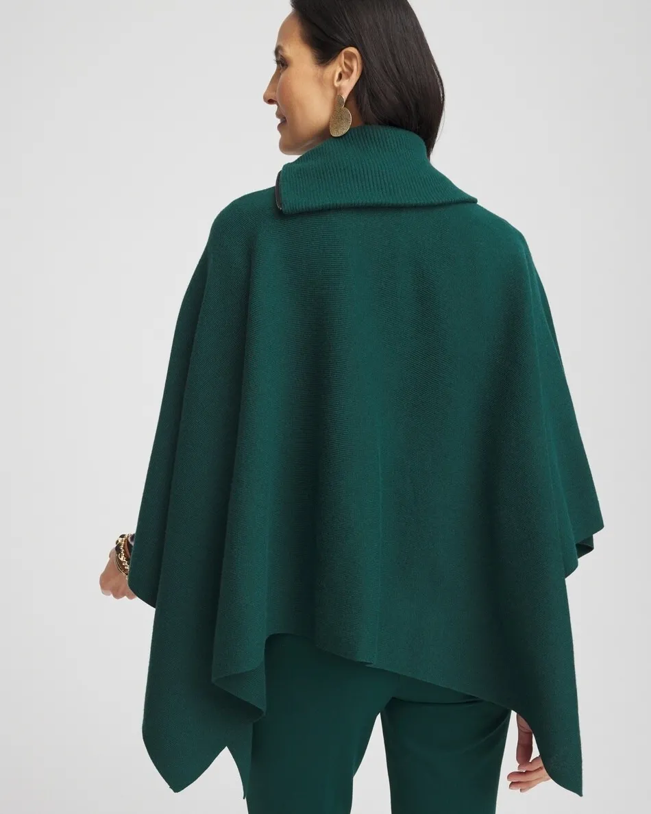 Cheap Split Neck Sweater Poncho Tops | Ponchos & Ruanas