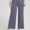 Fashion Stripe Wide Leg Sweater Cropped Pants Pants