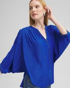 Sale Stud Trim Top Tops