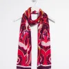 Clearance Swirl Print Scarf Scarves