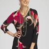 Best Sale Swirl V-Neck Tunic Tops