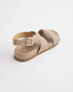 Discount Tan Leather Sandals Shoes