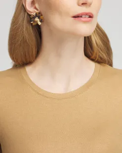 Online The Touch Of Cool™ Foil Elbow Sleeve Layering Tee Tops