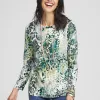 Store Touch Of Cool™ Animal Print Layering Tee Tops