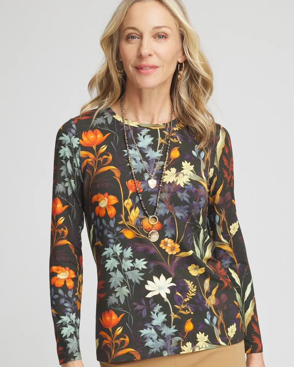 Store Touch Of Cool™ Autumn Long Sleeve Tee Tops