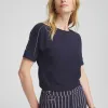 Online Touch Of Cool™ Caviar Bead Detail Tee Tops