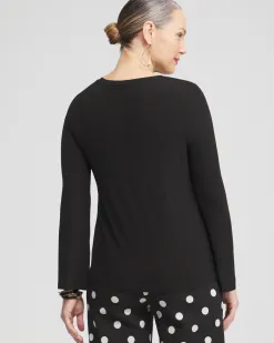 Discount Touch Of Cool™ Dots Flare Tee Tops