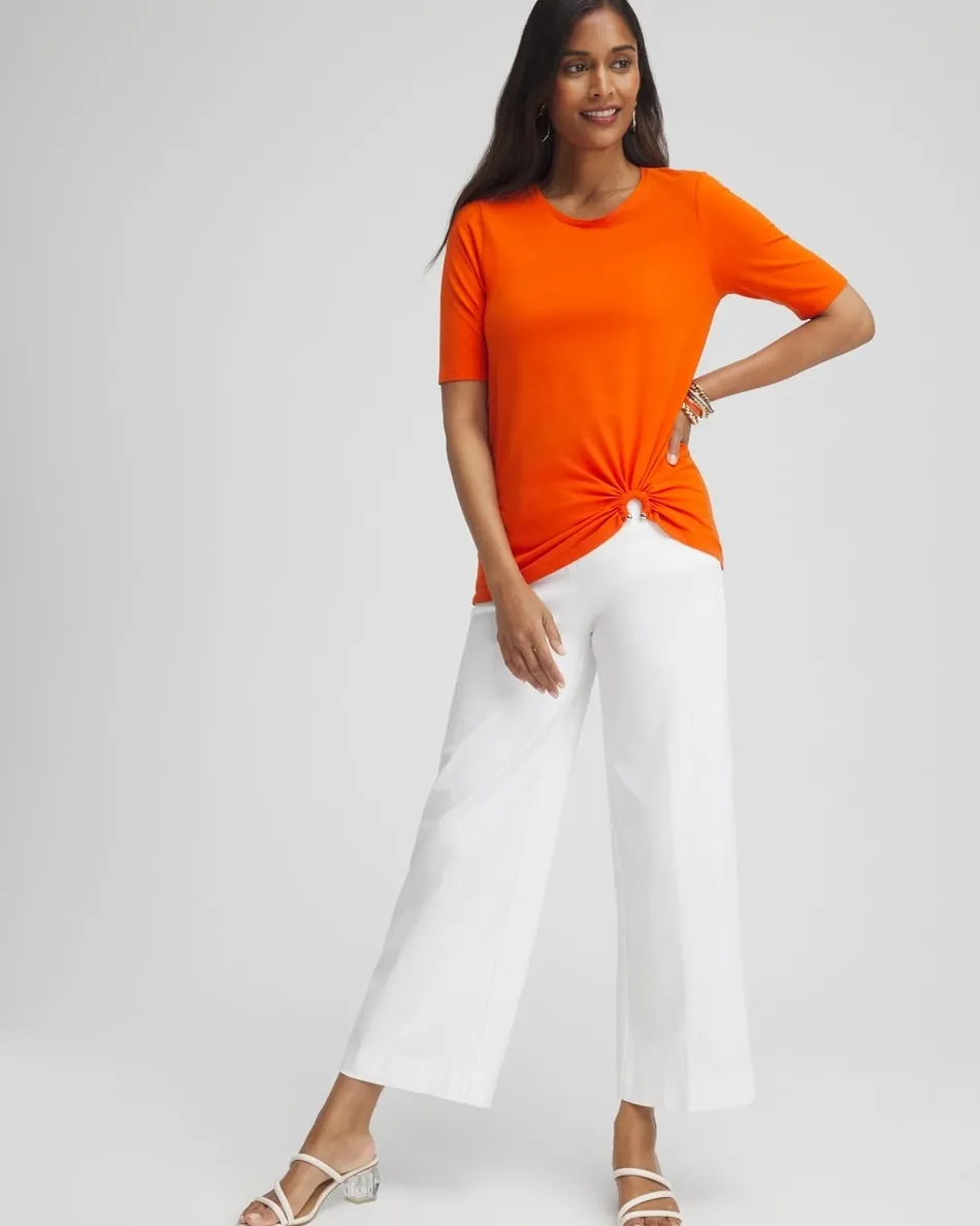 Best Sale Touch Of Cool™ Hardware Detail Tee Tops