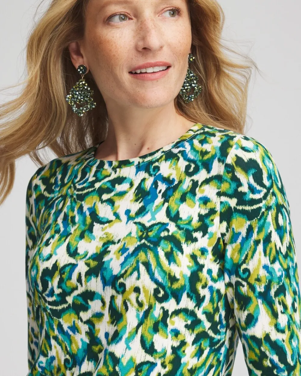 Discount Touch Of Cool™ Ikat Layering Tee Tops