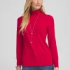 Discount Touch Of Cool™ Mock Neck Layering Tee Tops