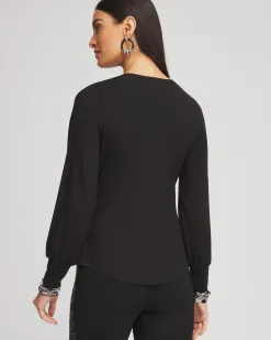 Sale Touch Of Cool™ Shirred Layering Tee Tops | Tees
