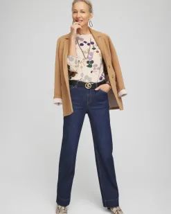 Clearance Touch Of Cool™ Sprig Dot Long Sleeve Layering Tee Tops