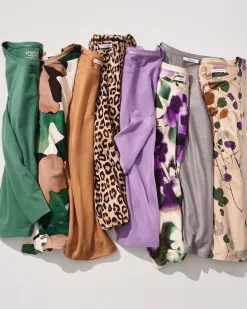 Clearance Touch Of Cool™ Sprig Dot Long Sleeve Layering Tee Tops