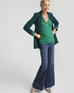 Online Touch Of Cool™ Surplice Top Tops