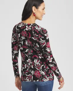 Cheap Touch Of Cool™ Swirl Layering Tee Tops