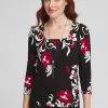 Cheap Touch Of Cool™ Swirl Square Neck Tee Tops
