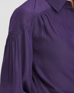 Discount Trapunto Shoulder Blouse Tops | Blouses & Shirts