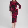 Fashion Travelers™ Bell Sleeve Boat Neck Dress Dresses