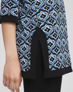 Hot Travelers™ Geo Print Kurta Top Tops