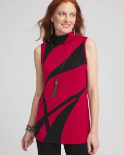 Flash Sale Travelers™ Jacquard Mockneck Tank Tops