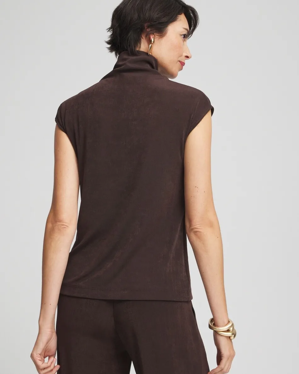 Clearance Travelers™ Mock Neck Top Tops