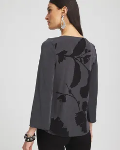 New Travelers™ Modern Floral Tunic Tops
