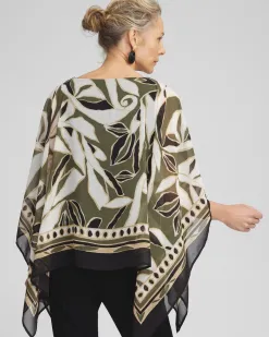 Fashion Travelers™ Paisley Chiffon Layer Top Tops