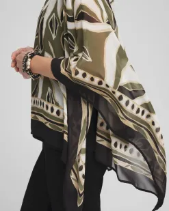 Fashion Travelers™ Paisley Chiffon Layer Top Tops