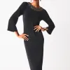Best Travelers™ Rhinestone Scoopback Midi Dress Dresses