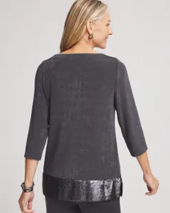 Best Travelers™ Sequin Trim Tunic Tops