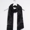 Cheap Velvet Burnout Scarf Scarves