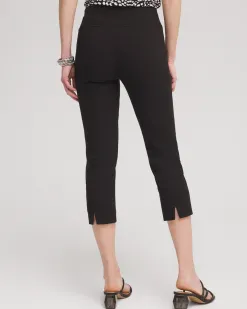 Best Wide Waistband Vented Pull-on Capris Pants