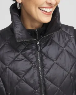 Shop Zenergy® Embellished Puffer Vest Jackets & Coats | Activewear